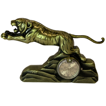 Зажигалка подарочная, сувенирная с часами Тигр 🐅 4372 4372 фото