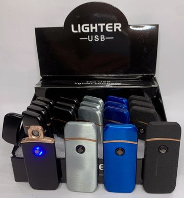 USB Зажигалка ⚡️ (спираль накаливания) HL-480 Blue HL-480 Blue фото