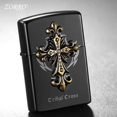 Запальничка бензинова "ZORRO Cribal Cross" Хрест HL-294 HL-294 фото