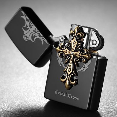 Запальничка бензинова "ZORRO Cribal Cross" Хрест HL-294 HL-294 фото