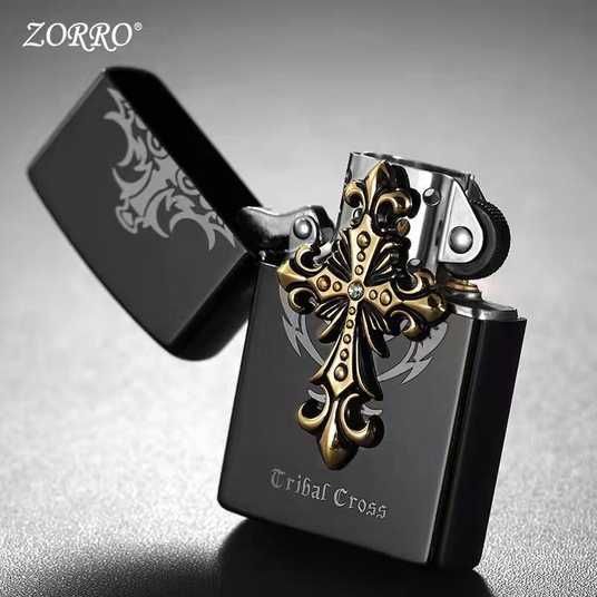 Зажигалка бензиновая 'ZORRO Cribal Cross' Крест HL-294 купить