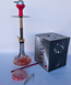 Кальян в полной комплектации Hookah &mdash; 53 см (Красный / Бронза) H3212 H3212 Червоний / Бронзовий / Чорний фото 2