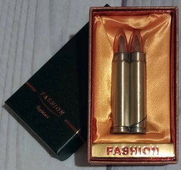 Запальничка подарункова (Звичайне полум'я 🔥) Два патрони 'FASHION' D279 D279 фото