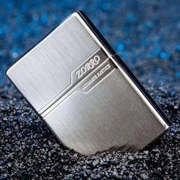 Запальничка бензинова "ZORRO ULTIMATE JUSTICE" silver HL-295 HL-295 фото