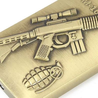 🔥 Газова запальничка у стилі M16 (вітрозахисна) HL-815 HL-815 фото