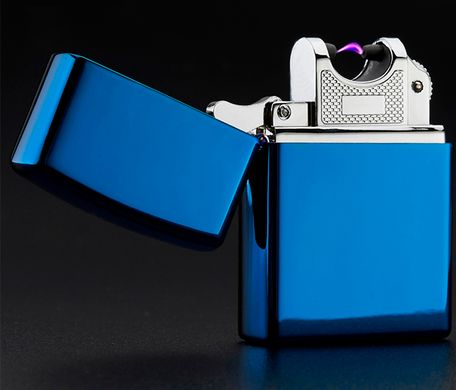 Дугова електроімпульсна USB запальничка ⚡️Україна (металева коробка) HL-451-Blue HL-451-Blue фото