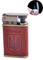 Зажигалка карманная Украина (Острое пламя) №4555-1 1276300118 фото
