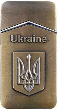 Запальничка кишенькова Україна (турбо полум'я) №4406 4406 фото