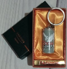 Зажигалка подарочная кремниевая с брелком (Обычное пламя🔥) Банка пива "FASHION" D280-1 D280-1 фото