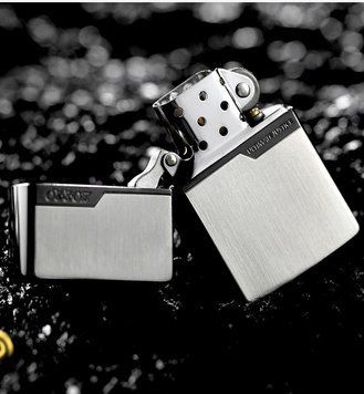 Запальничка бензинова "ZORRO ULTIMATE JUSTICE" silver-black HL-296 HL-296 фото