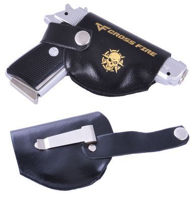 Газова запальничка з ножем Пістолет Walther PPK (Турбо полум'я🚀) XT-4967-Silver XT-4967-Silver фото