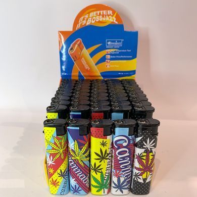 Газові запальнички BOSSJAZZ з тематикою Cannabis 156-2 156-2 фото