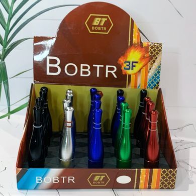 Металева курильна трубка (розбірна) Кеглі, 8 см HL-6799 HL-6799 фото