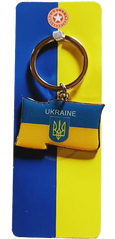 Брелок металевий Герб, прапор України UK141 UK141 фото