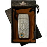 Подарункова запальничка з декоративним якорем D783 Silver D783 Silver фото