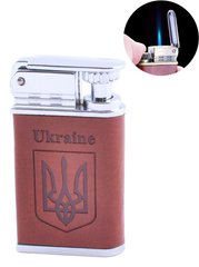 Зажигалка карманная Украина (Острое пламя) №4555-2 1276300119 фото