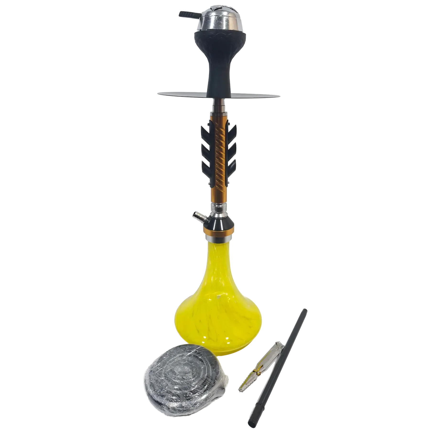 Кальян полный комплект HOOKAH 48 см желтый