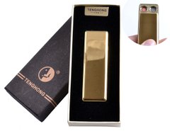 USB запальничка в подарунковій упаковці (Дві спіралі розжарювання) №4863 Золото 4863-Золото фото