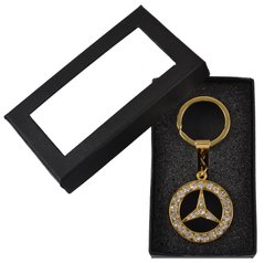Брелок у подарунковій упаковці зі стразами Mercedes-Benz №22-4 №22-4 фото