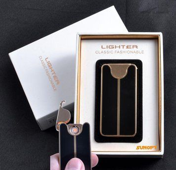 USB зажигалка в подарочной упаковке (Двухсторонняя спираль накаливания) №4783B-2  №4783B-2 фото