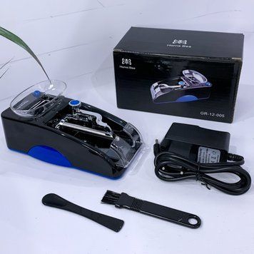 Машинка для набивання сигарет електрична Horns Bee GR-12-005 Blue GR-12-005 Blue фото