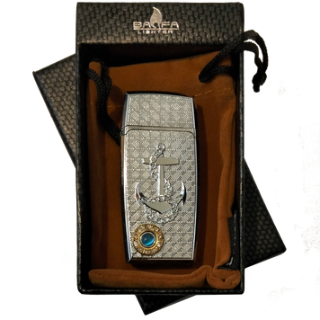 Зажигалка подарочная с декоративным якорем D783 Silver D783 Silver фото