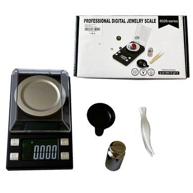 Електронні ювелірні ваги 💎 100г (0,001г) Professional Digital Jewelry Scale 8028-series 9355 фото