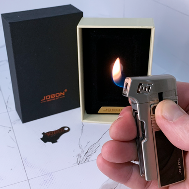 Газовая зажигалка JOBON для трубки (со встроенными инструментами) HL-848 Silver HL-848 Silver фото