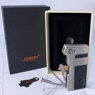 Газовая зажигалка JOBON для трубки (со встроенными инструментами) HL-848 Silver HL-848 Silver фото