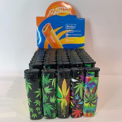 Газовые зажигалки BOSSJAZZ с тематикой Cannabis 156-3 156-3 фото