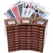 Пластикові карти для покеру 777 🃏 три сокири / 54 аркуші в колоді / 408-35 408-35 фото 2