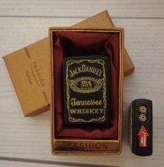 Запальничка в подарунковій коробці (гостре полум'я 🚀, 2 форсунки) 'Jack Daniels' Fasion D153 D153 фото