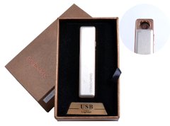 USB зажигалка в подарочной упаковке (спираль накаливания, белая) №4822-1 №4822-1 фото