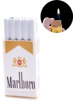 Запальничка кишенькова Marlboro (звичайне полум'я) №2154-6 627504706 фото