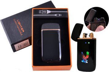 Электоимпульсная (USB) Зажигалка две молнии, тряска, подсветка HL-255 Eagle HL-255-Eagle фото