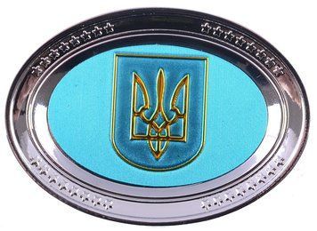 Магнит с национальной символикой (тарелка) UK-127 UK-127 фото