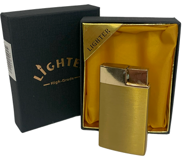 Газовая ветрозащитная зажигалка в подарочной коробке 🎁 BROAD Lighter HL-510-Golden HL-510-Golden фото