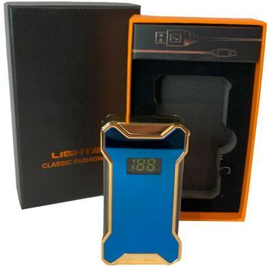 Электрическая USB-зажигалка с двойной дуговой плазмой ⚡⚡ HL-651 Blue HL-651 Blue фото