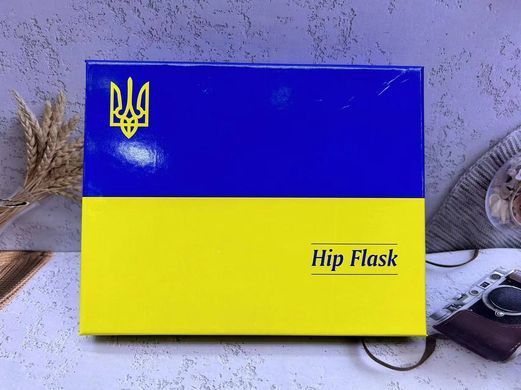 Подарочный набор 6в1 с флягой, рюмками, лейкой "Доброго вечора Ми з України" TZ-102 TZ-102 фото