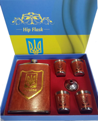 Подарунковий набір з флягою для чоловіків Ukraine 🇺🇦  6х1 TZ-11 TZ-11 фото