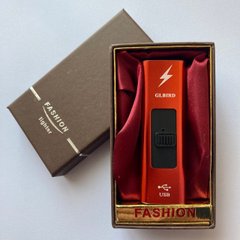 USB ⚡️ Электроимпульсная Зажигалка GLBIRD ⚡️ в подарочной упаковке fashion USB-100 RED USB-100-RED фото
