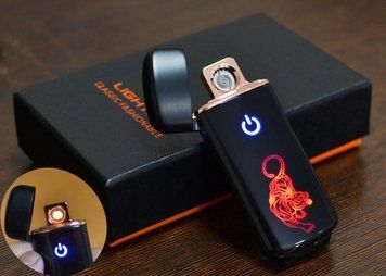 USB зажигалка в подарочной коробке Тигр HL-121-2 HL-121-2 фото