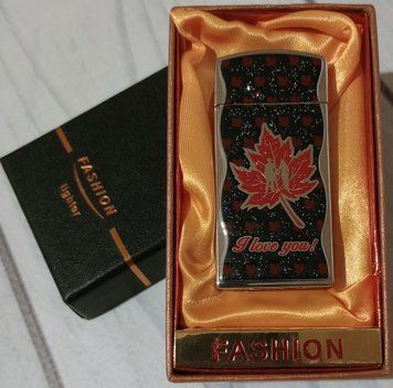Запальничка подарункова (Турбо полум'я) 'I love you!❤️ Fashion Lighter' D260 D260 фото