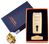 Запальничка в подарунковій коробці Lighter (Подвійна блискавка) HL-32 Gold HL-32 Gold фото