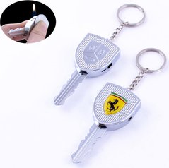Запальничка кишенькова ключ Ferrari (звичайне полум'я) №4201 460328028 фото
