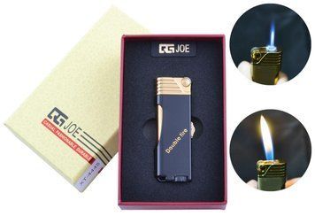 Запальничка подарункова JOE (Гостре + звичайне полум'я) №4445-2 4445-2 фото