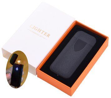 USB зажигалка в подарочной коробке LIGHTER HL-134 Black матовый HL-134-Black-матовий фото