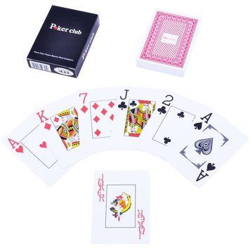 Карты игральные пластиковые &laquo;Poker Club&raquo; (Красная Рубашка) №408-9 / 25395-3 408-9/25395-3 фото