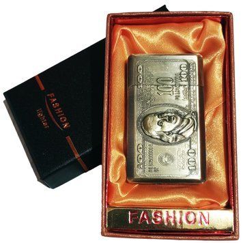 Запальничка подарункова (Турбо полум'я) 100💸'Fashion' D302 D302 фото