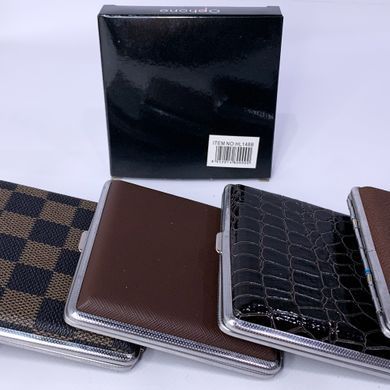 Металевий портсигар на 20 сигарет &laquo;Ophone Fashion Cigarette&raquo; HL-148 B HL-148 B фото